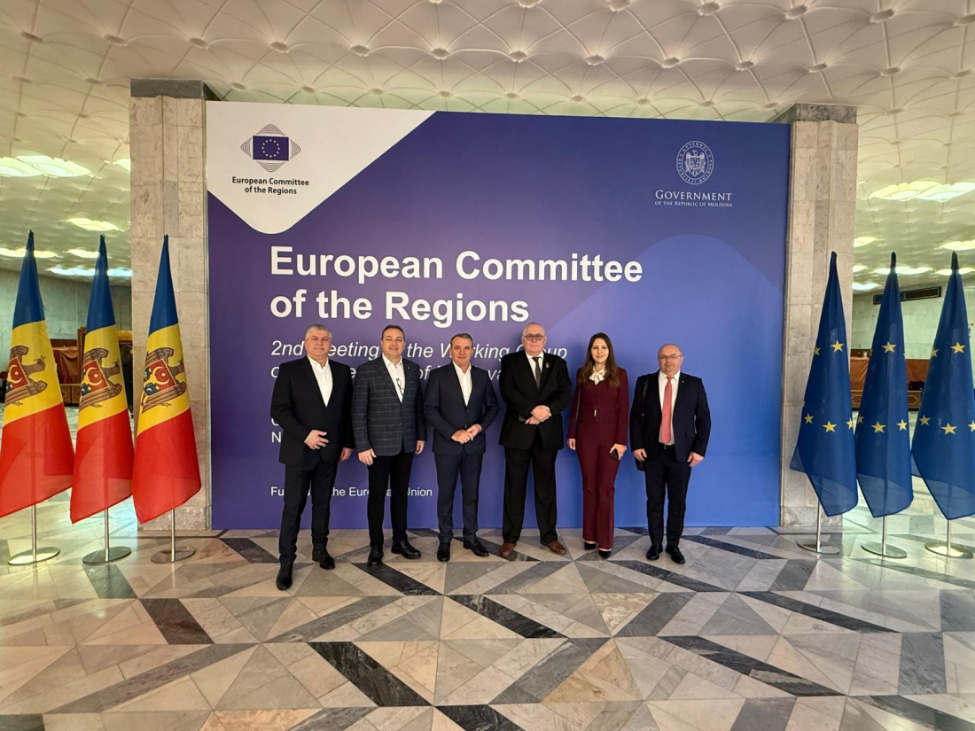 Vasilică Diaconu, reprezentantul ACoR Prahova, la a II-a ședință a Grupului de lucru „Comitetul European al Regiunilor – Republica Moldova”
