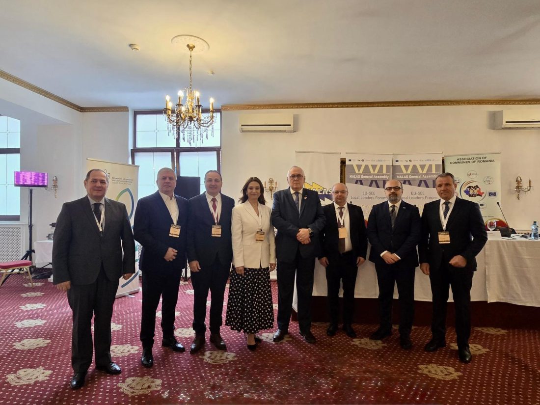 Primarul Comunei Măgurele și președintele ACoR Prahova, Vasilică DIACONU, susține dezvoltarea echilibrată a mediului rural la reuniunea NALAS de la Sibiu